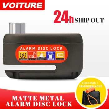  Alarma Anti Theft Bezpečnosť Kotúčové Brzdy Zámok, USB Nabíjanie, Vodotesná Moto Disco Candado Moto Alarm Zámky+Pripomienka Kábel