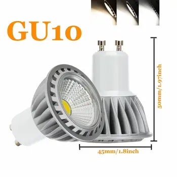  GU10 LED Žiarovka Bodové Svetlo Super Jasná 9W 12W 15W LED lampy, Reflektory, Svetelné 110V 220V Teplé Prírodné studená Biela LED Lampa Pre Domáce D