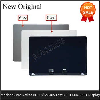  Notebook A2485 Sivá Strieborná LCD displej pre Macbook Pro 16