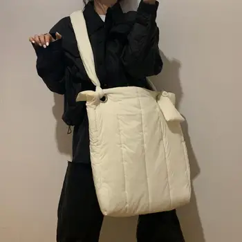  bežné priestor bavlna crossbody taška dizajnér ženy kabelky luxusné lady tašky cez rameno, veľkú kapacitu kapsičky veľké peňaženky 2020 zime
