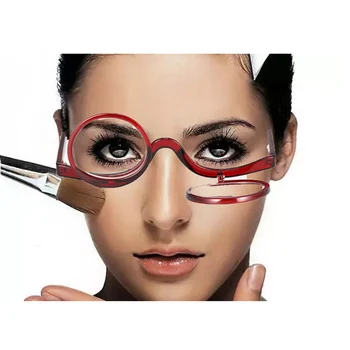  seemfly Ženy make-up, Okuliare na Čítanie Otočná Zväčšovacie Flip tvoria Okuliare Presbyopic +1 +1.5 +2.0 +2.5 +3.0 +3.5